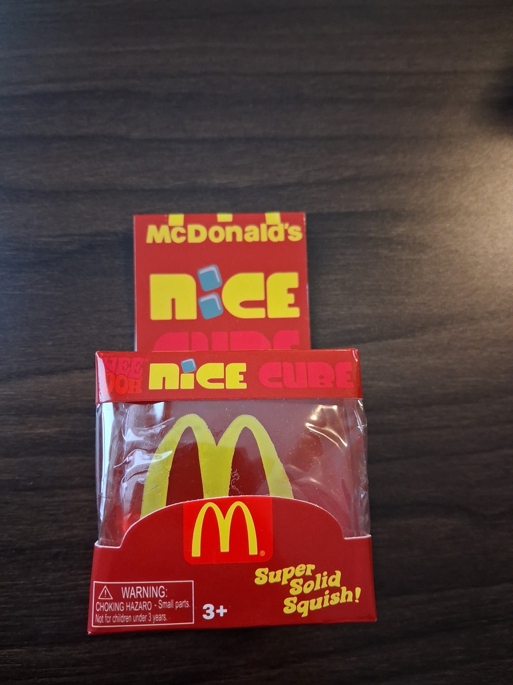 McDonald's Red & Yellow Nice Cube Collectible Toy